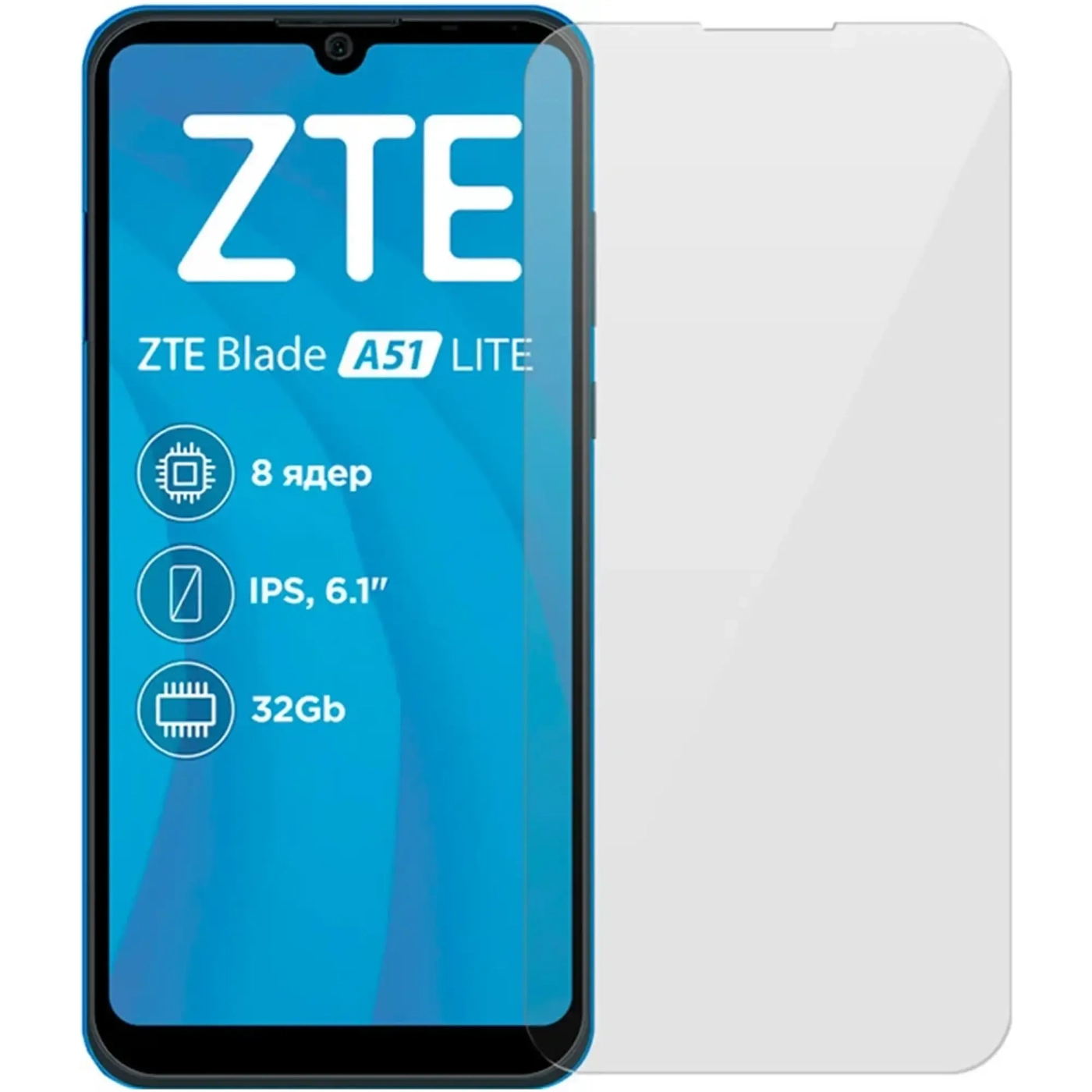 Купить Гидрогелевая пленка ArmorStandart для ZTE Blade A51 lite (ARM65644) - фото 2