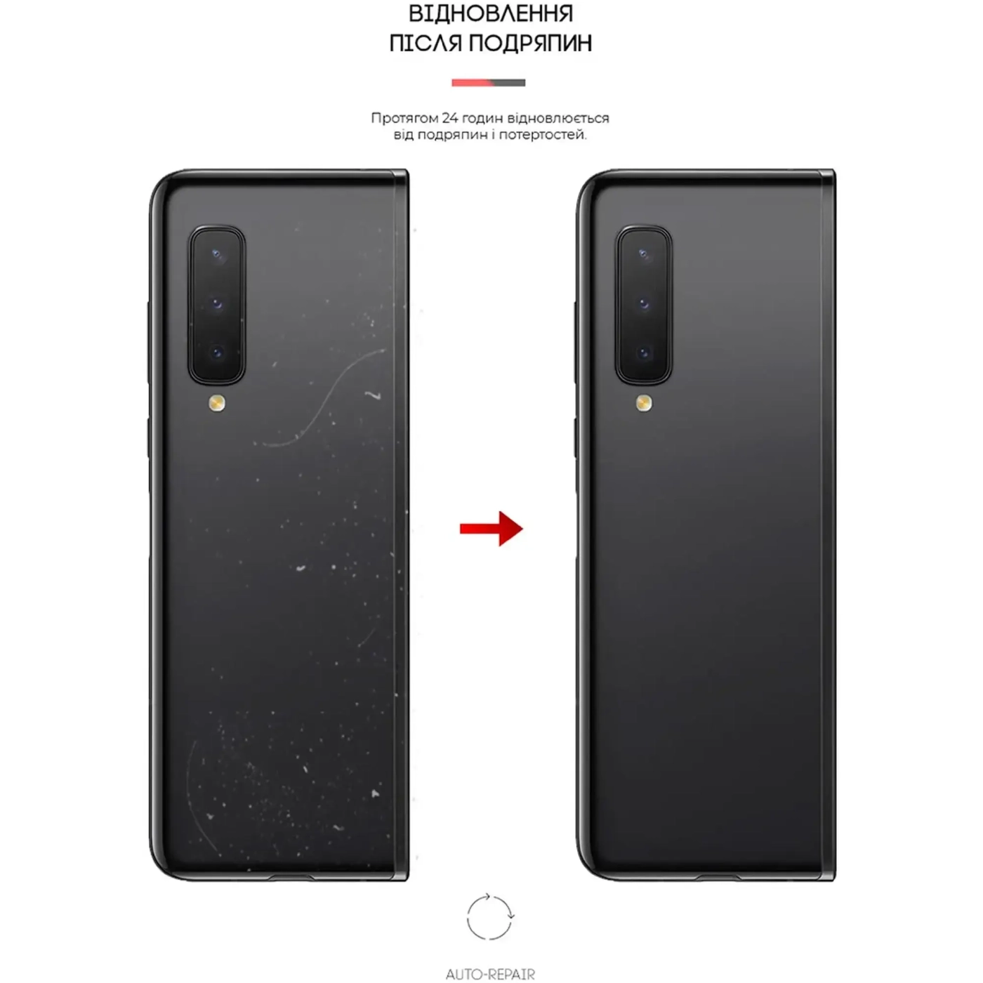 Купити Гідрогелева плівка ArmorStandart на задню панель для Samsung Fold 4G (SM-F900)/Fold 5G (SM-F907) (AR - фото 4