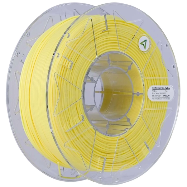 Купить Hyper PLA Filament (пластик) для 3D принтера CREALITY люминесцентный 1кг, 1.75мм, желтый (3301010538) - фото 1