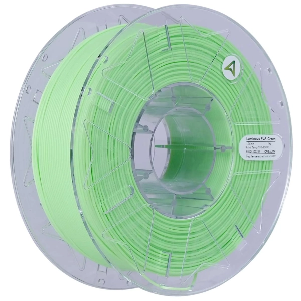 Купить Hyper PLA Filament (пластик) для 3D принтера CREALITY люминесцентный 1кг, 1.75мм, зеленый (3301010541) - фото 1