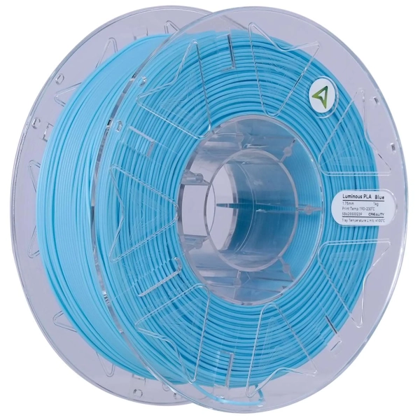 Купить Hyper PLA Filament (пластик) для 3D принтера CREALITY люминесцентный 1кг, 1.75мм, синий (3301010540) - фото 1