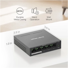 Купить Коммутатор Mercusys MS105GP - фото 10