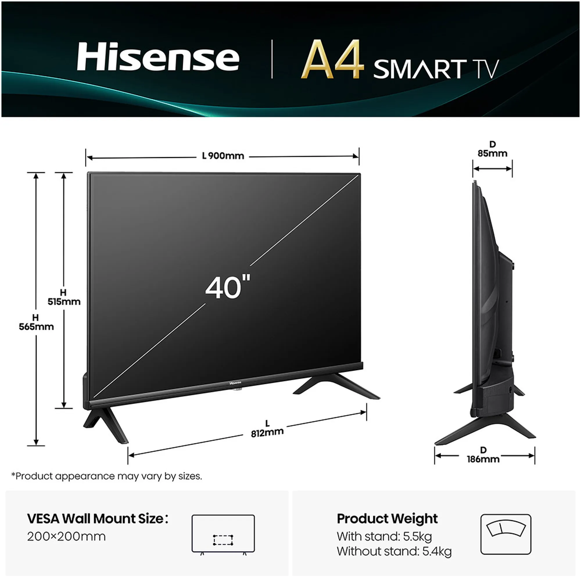 Купити Телевізор Hisense 40A4Q - фото 6