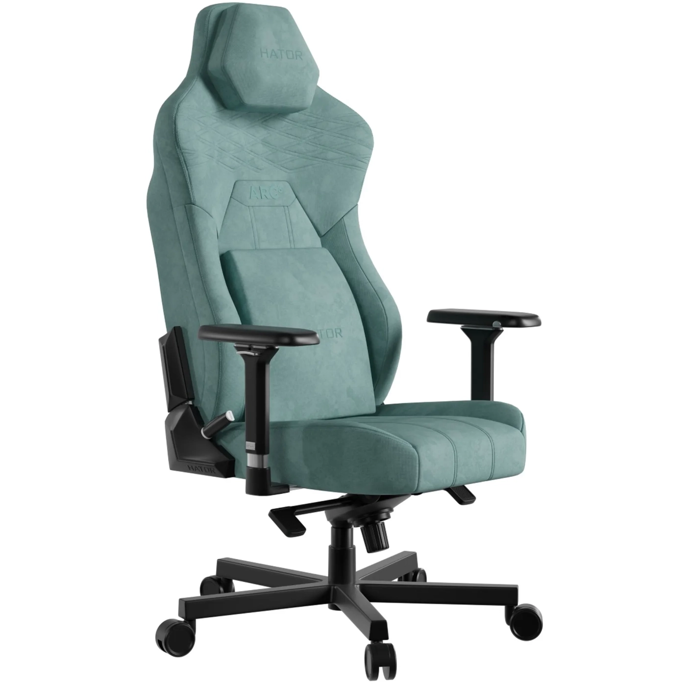 Купити Крісло для геймерів HATOR Arc 3 XL Velour Turquoise (HTC3443XL) - фото 2