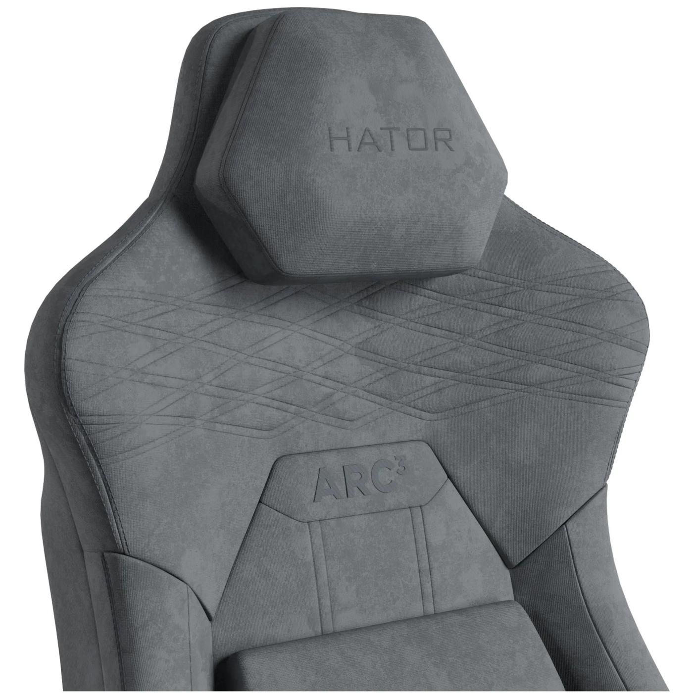 Купити Крісло для геймерів HATOR Arc 3 XL Velour Grey (HTC3446XL) - фото 5