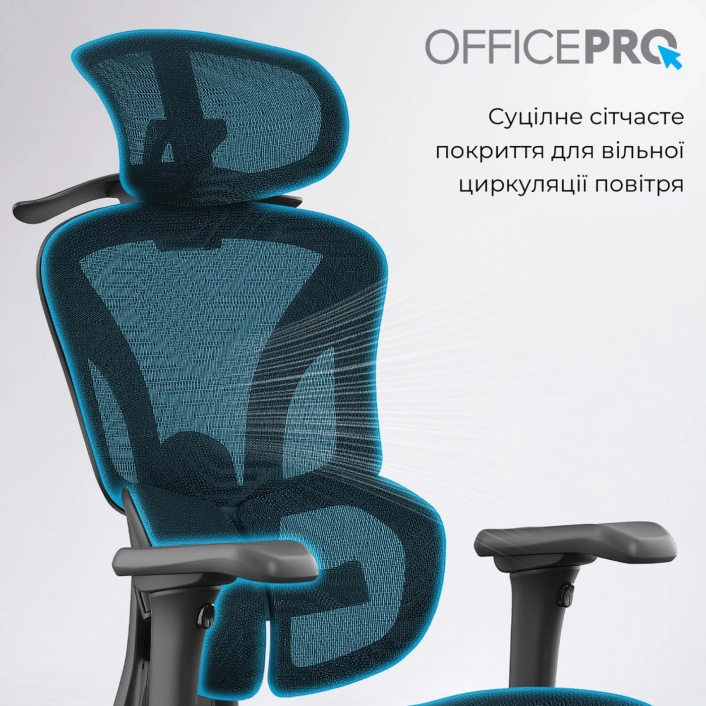 Купити Крісло офісне Officepro Elite Black (OC950B) - фото 7