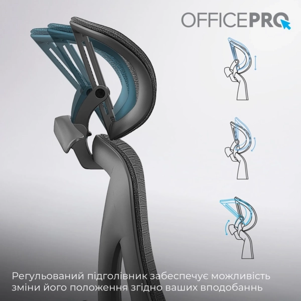 Купити Крісло офісне Officepro Elite Black (OC950B) - фото 9