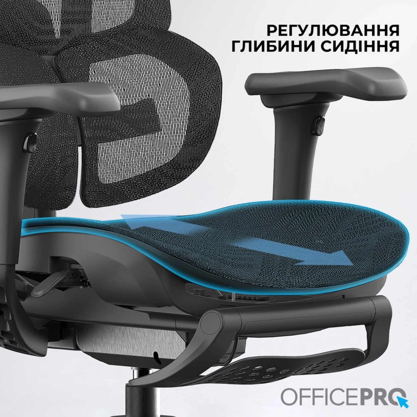 Купити Крісло офісне Officepro Elite Black (OC950B) - фото 11