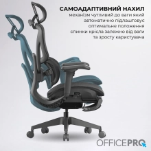 Купити Крісло офісне Officepro Elite Black (OC950B) - фото 12