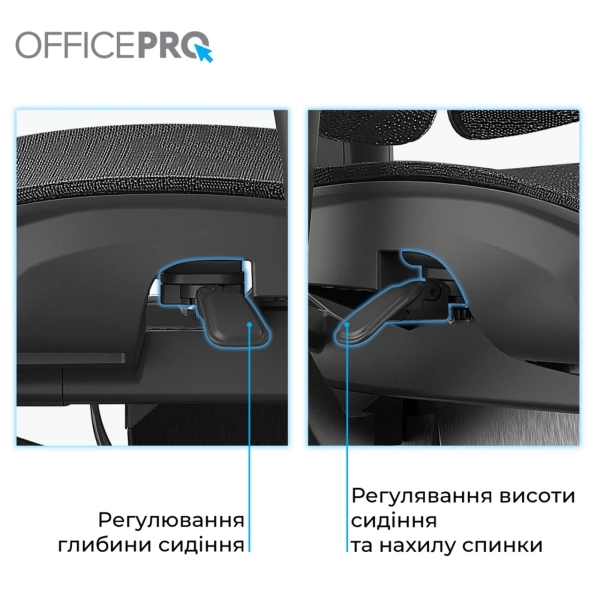 Купити Крісло офісне Officepro Elite Black (OC950B) - фото 13
