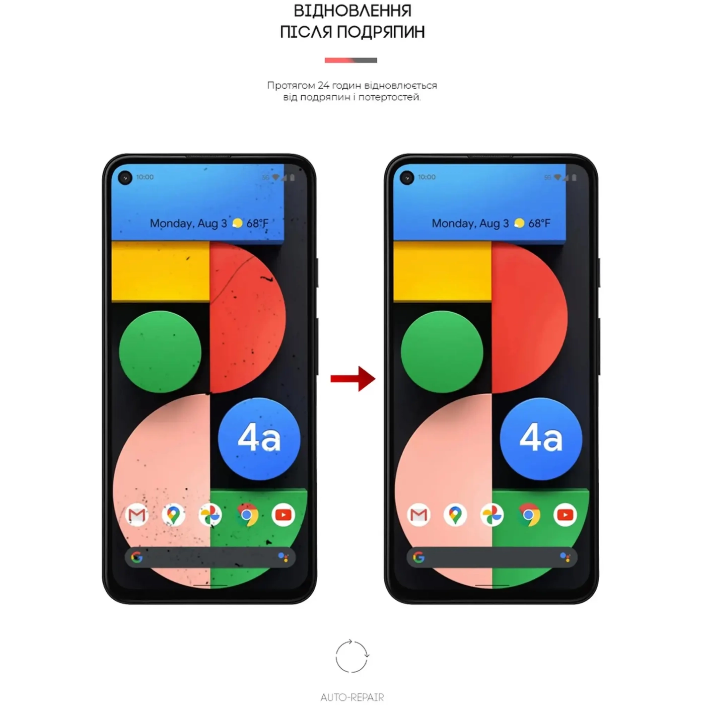 Купить Гидрогелевая пленка ArmorStandart Anti-Blue для Google Pixel 4a 5G (ARM61188) - фото 3