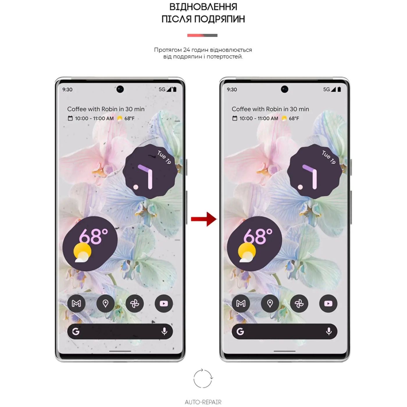 Купить Гидрогелевая пленка ArmorStandart Anti-Blue для Google Pixel 6 Pro (ARM66015) - фото 3
