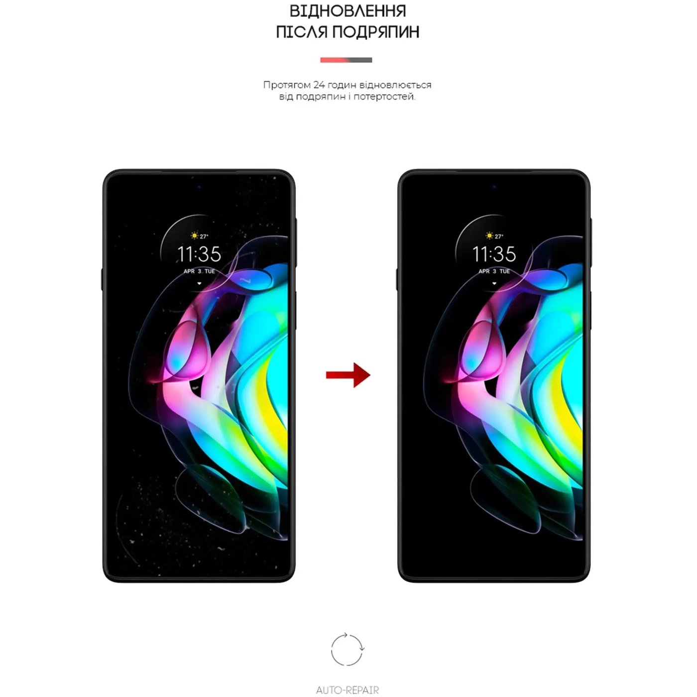 Купити Гідрогелева плівка ArmorStandart Anti-spy для Motorola Edge 20 lite (ARM61235) - фото 3