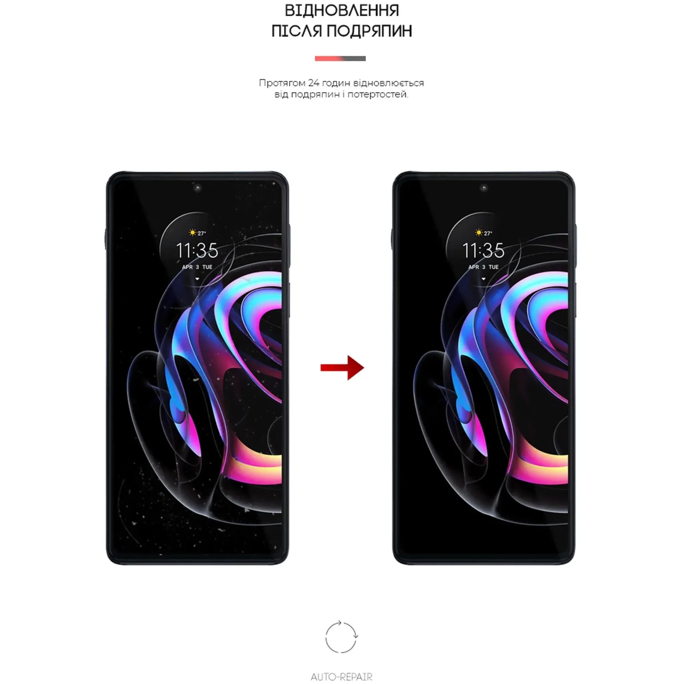 Купити Гідрогелева плівка ArmorStandart Anti-spy для Motorola Edge 20 Pro (ARM61236) - фото 3