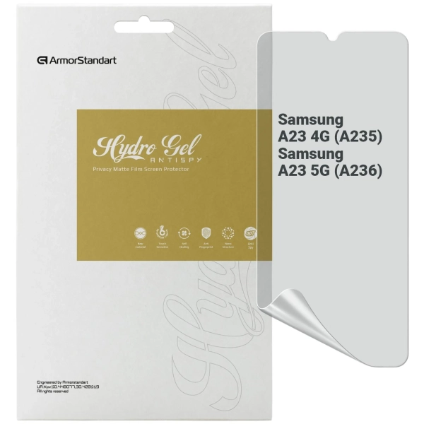 Купити Гідрогелева плівка ArmorStandart Anti-spy для Samsung A23 4G (A235) / A23 5G (A236) (ARM69749) - фото 1