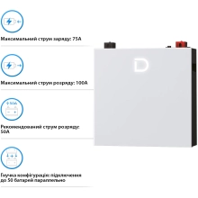 Купить Аккумуляторная батарея Dyness DL5.0 Pro 51.2V 100Ah 5.12kWh LiFePo4 (DL5.0C Pro) - фото 4