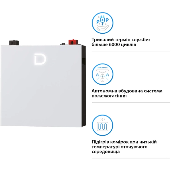 Купить Аккумуляторная батарея Dyness DL5.0 Pro 51.2V 100Ah 5.12kWh LiFePo4 (DL5.0C Pro) - фото 5