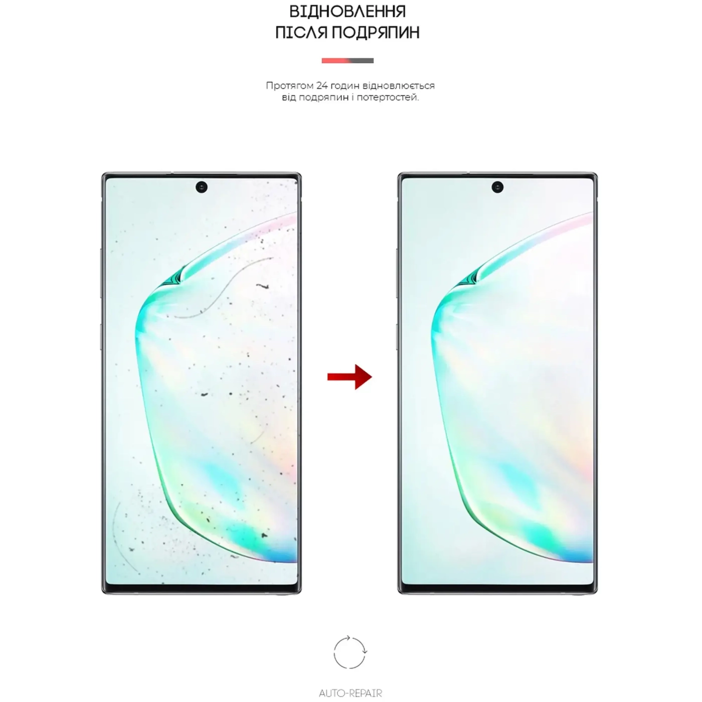 Купити Гідрогелева плівка ArmorStandart Anti-spy для Samsung Note 10 Plus (N975) (ARM63740) - фото 3