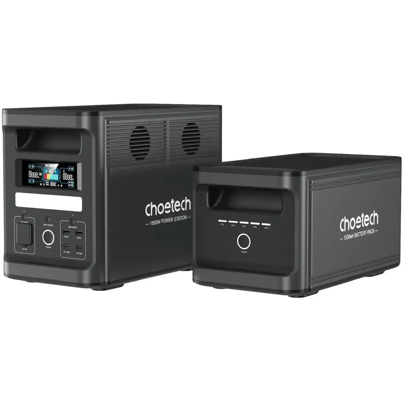 Купить Дополнительная батарея Choetech BS065 1536Wh, LiFePo4 - фото 4