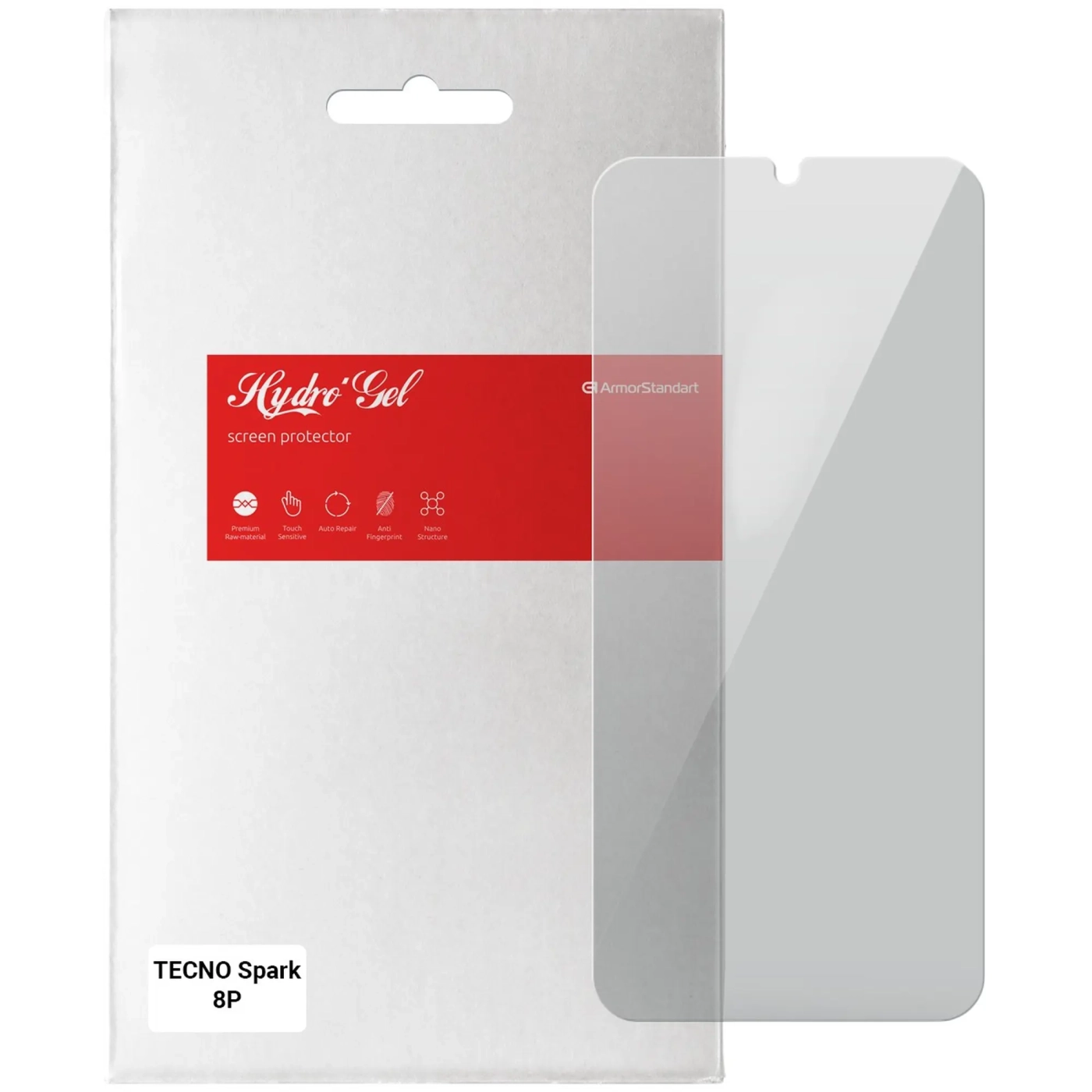 Купити Гідрогелева плівка ArmorStandart Anti-spy для Tecno Spark 8P (KG7n) (ARM61241) - фото 1