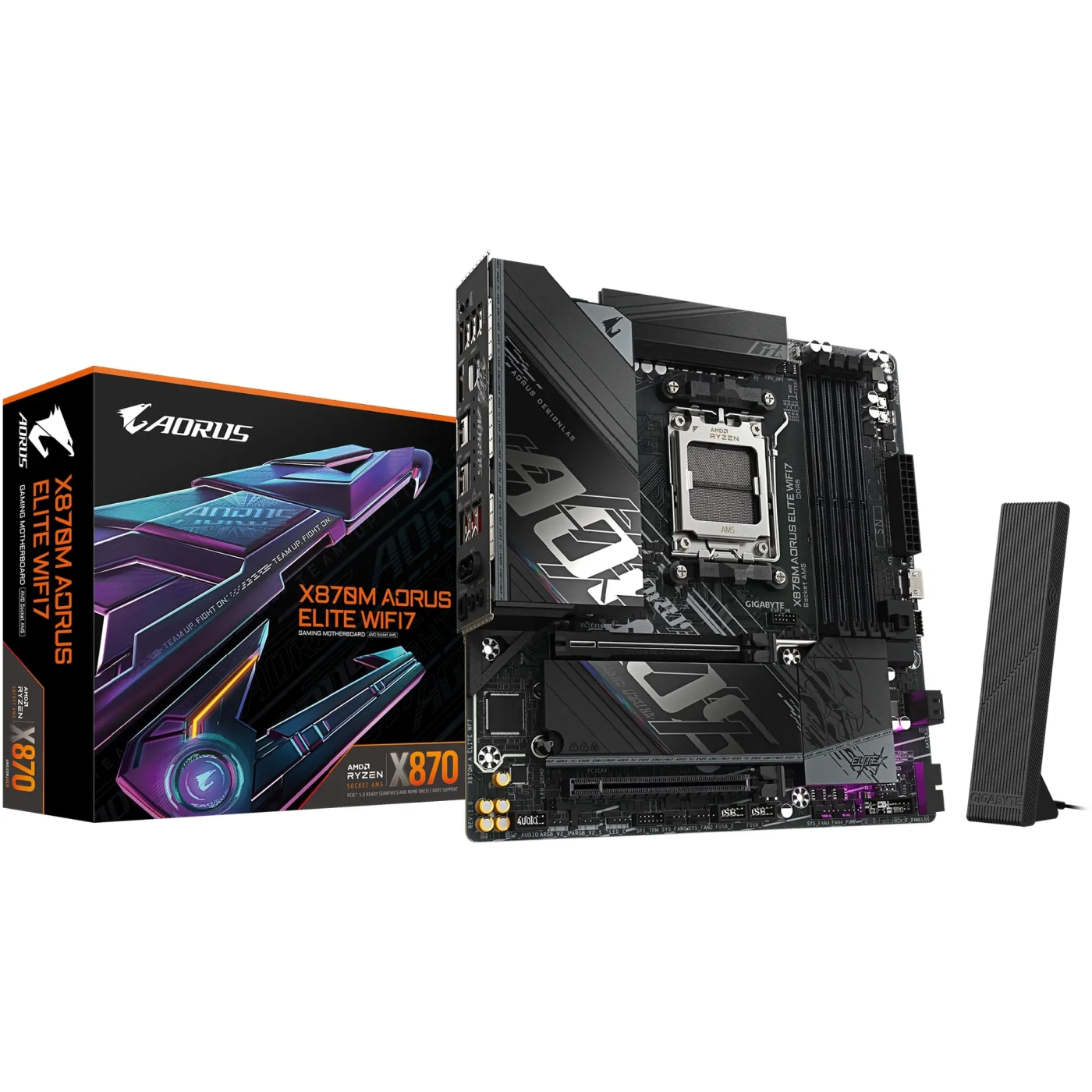 Купити Материнська плата GIGABYTE X870M AORUS ELITE WIFI7 - фото 5