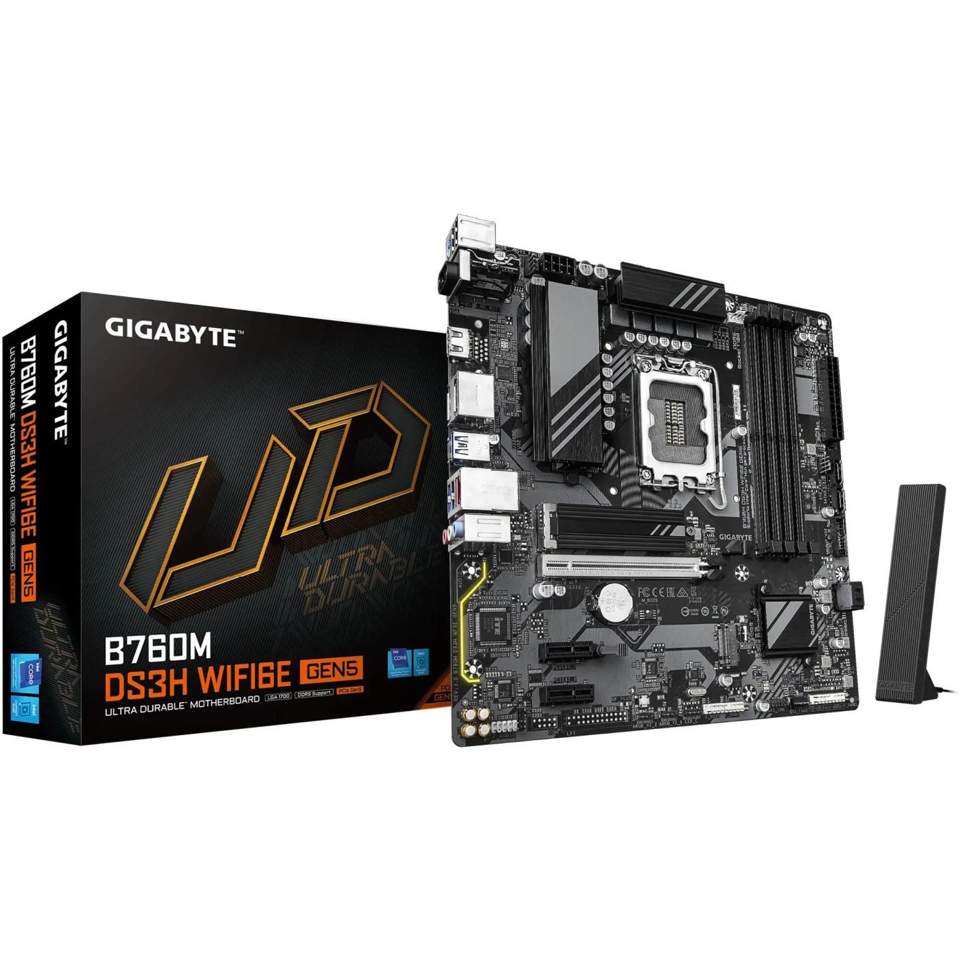 Купити Материнська плата GIGABYTE B760M DS3H WIFI6E GEN5 - фото 4