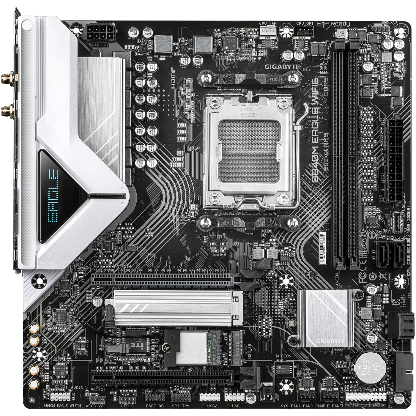 Купити Материнська плата GIGABYTE B840M EAGLE WIFI6 - фото 2