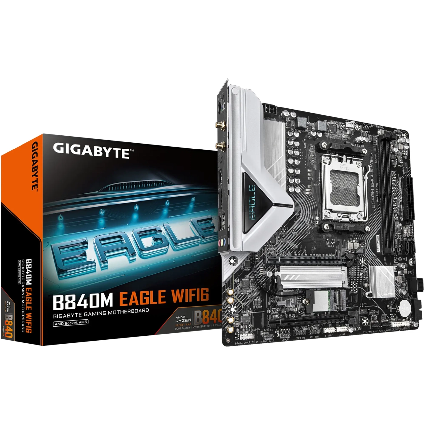 Купити Материнська плата GIGABYTE B840M EAGLE WIFI6 - фото 4