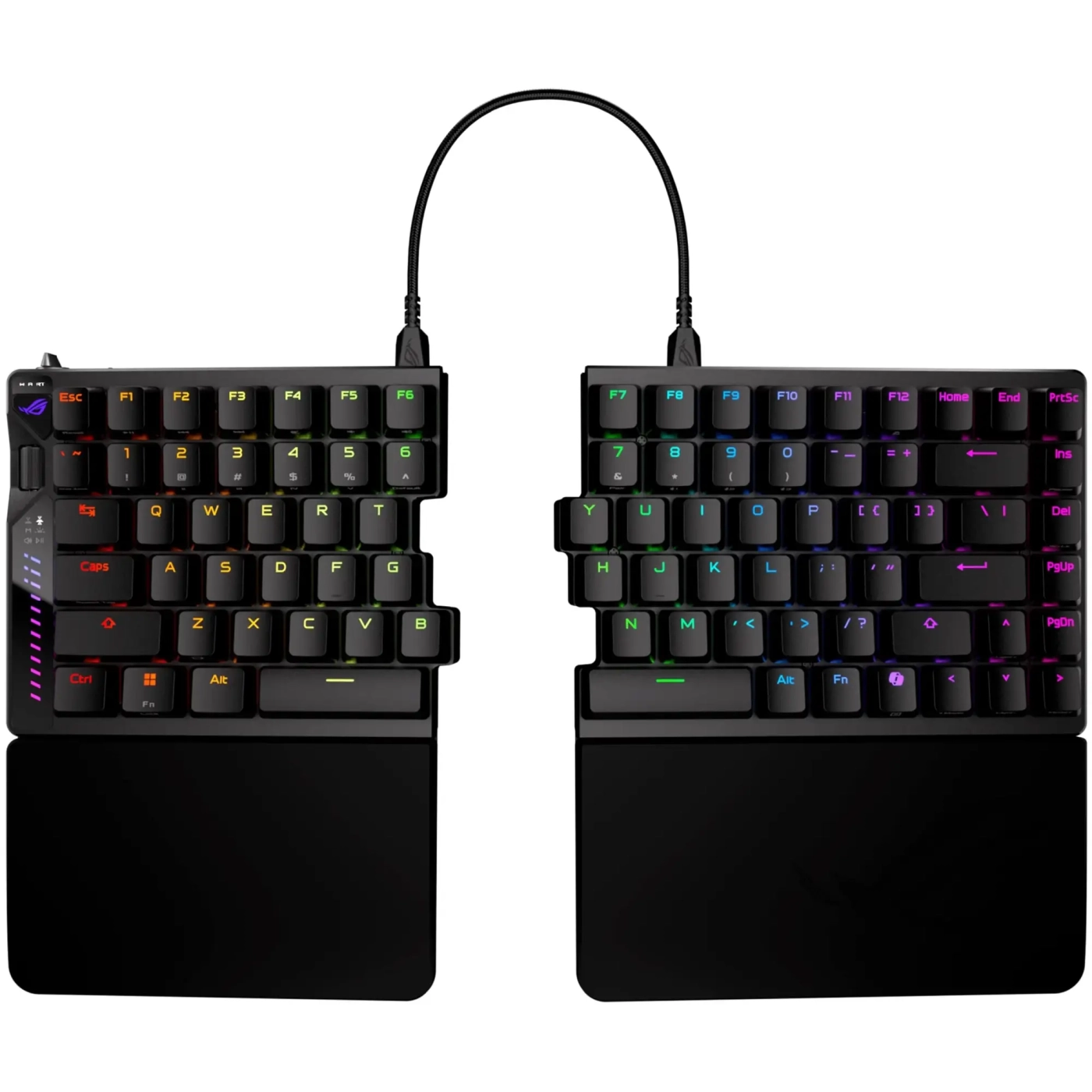 Купить Клавиатура ASUS ROG Falcata Split Magnetic Switch EN RGB Black (90MP043H-BKUA20) - фото 1