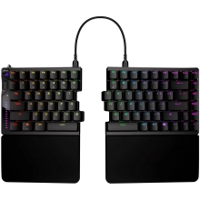 Купить Клавиатура ASUS ROG Falcata Split Magnetic Switch EN RGB Black (90MP043H-BKUA20) - фото 1