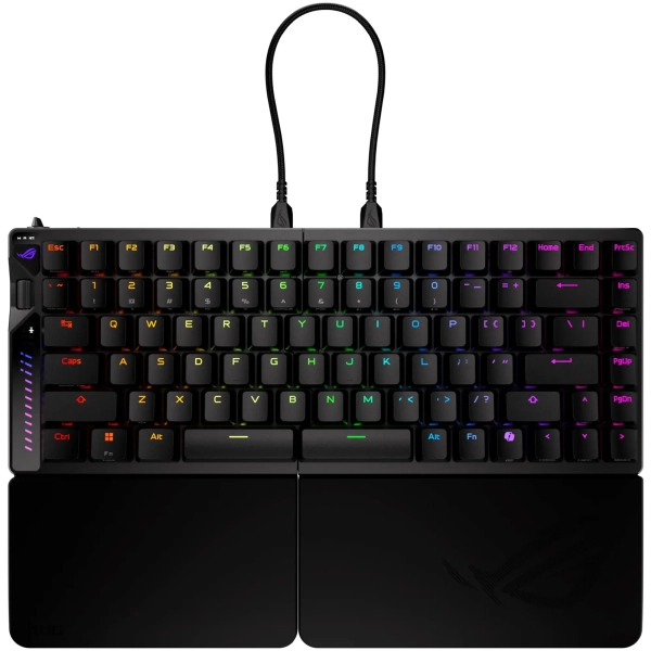 Купить Клавиатура ASUS ROG Falcata Split Magnetic Switch EN RGB Black (90MP043H-BKUA20) - фото 2