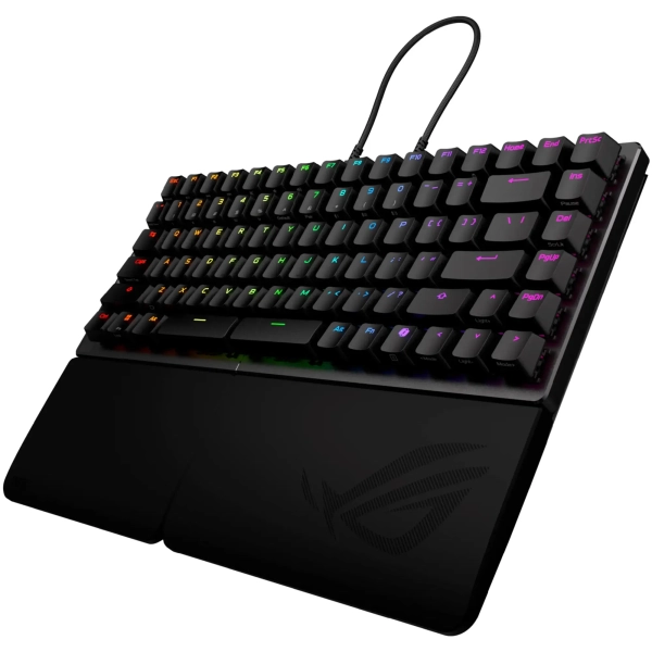 Купить Клавиатура ASUS ROG Falcata Split Magnetic Switch EN RGB Black (90MP043H-BKUA20) - фото 4