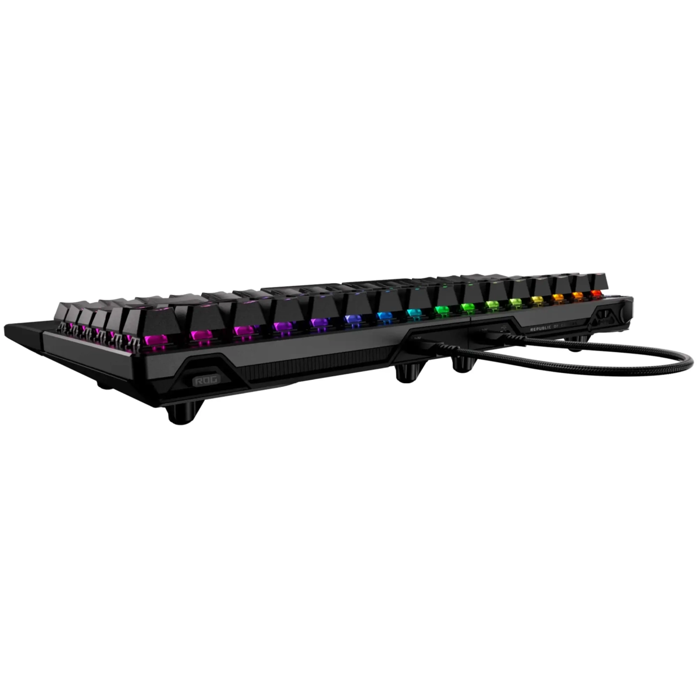 Купить Клавиатура ASUS ROG Falcata Split Magnetic Switch EN RGB Black (90MP043H-BKUA20) - фото 5