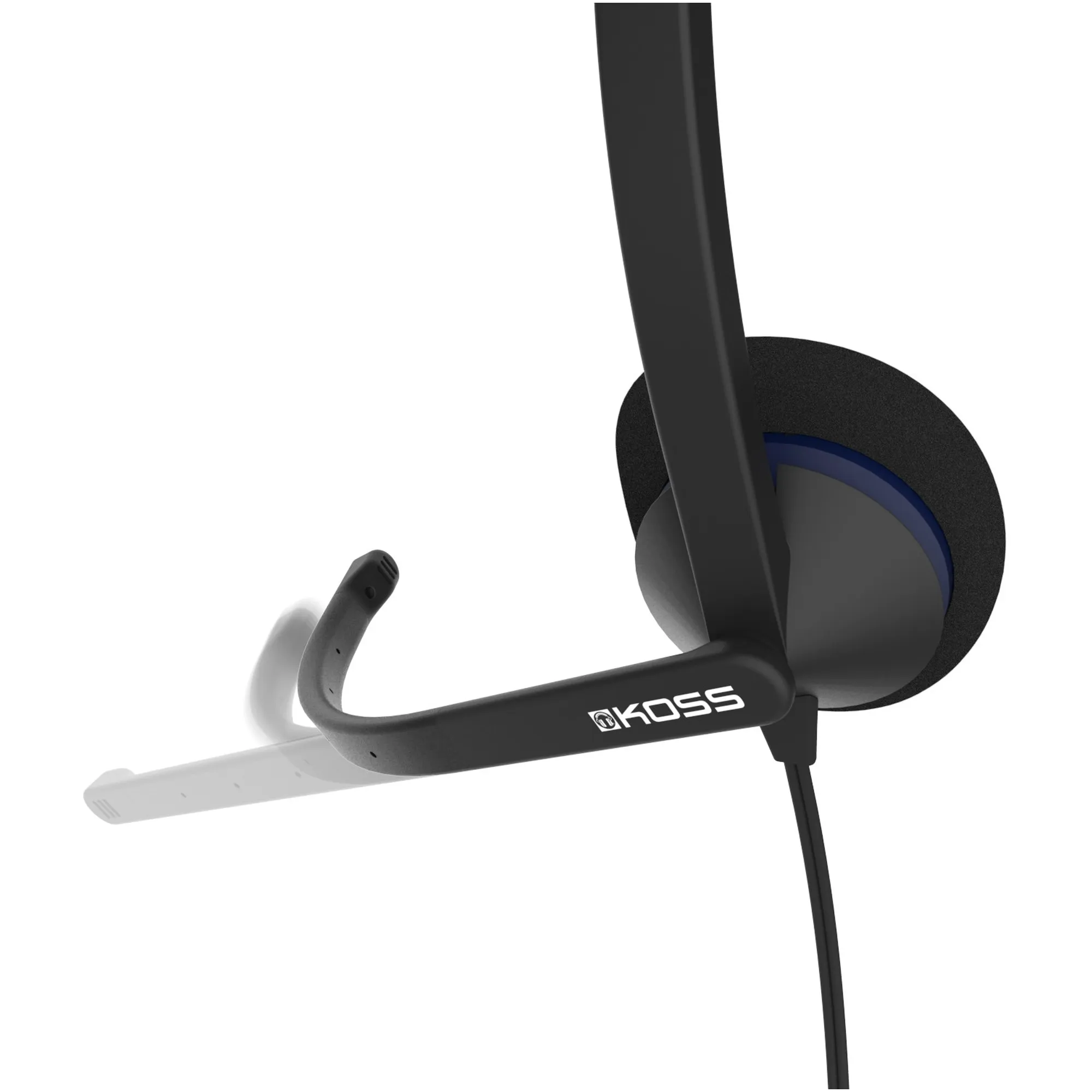 Купить Гарнитура Koss On-Ear CS195 USB Uni Mic (194267.101) Black - фото 2