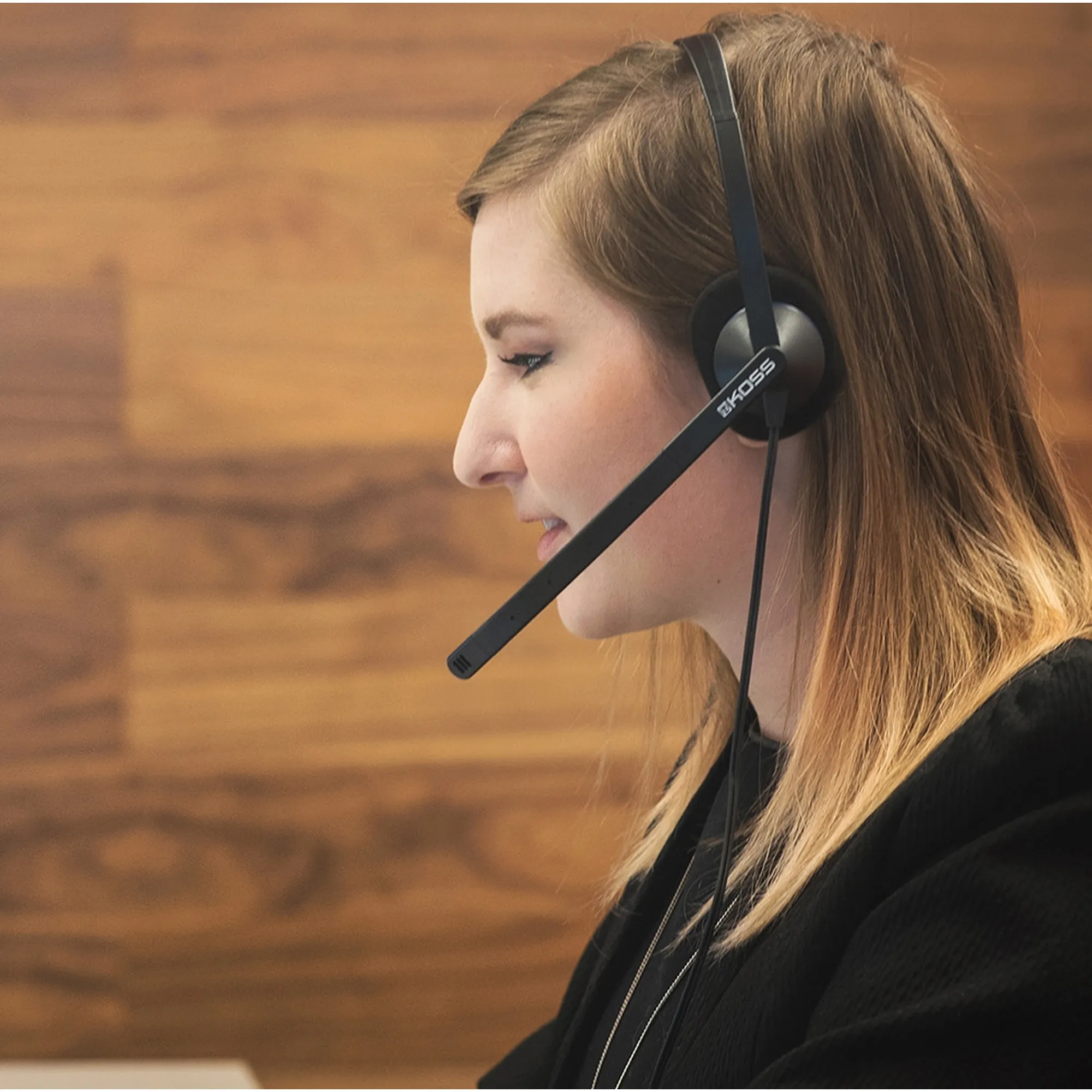 Купить Гарнитура Koss On-Ear CS195 USB Uni Mic (194267.101) Black - фото 5