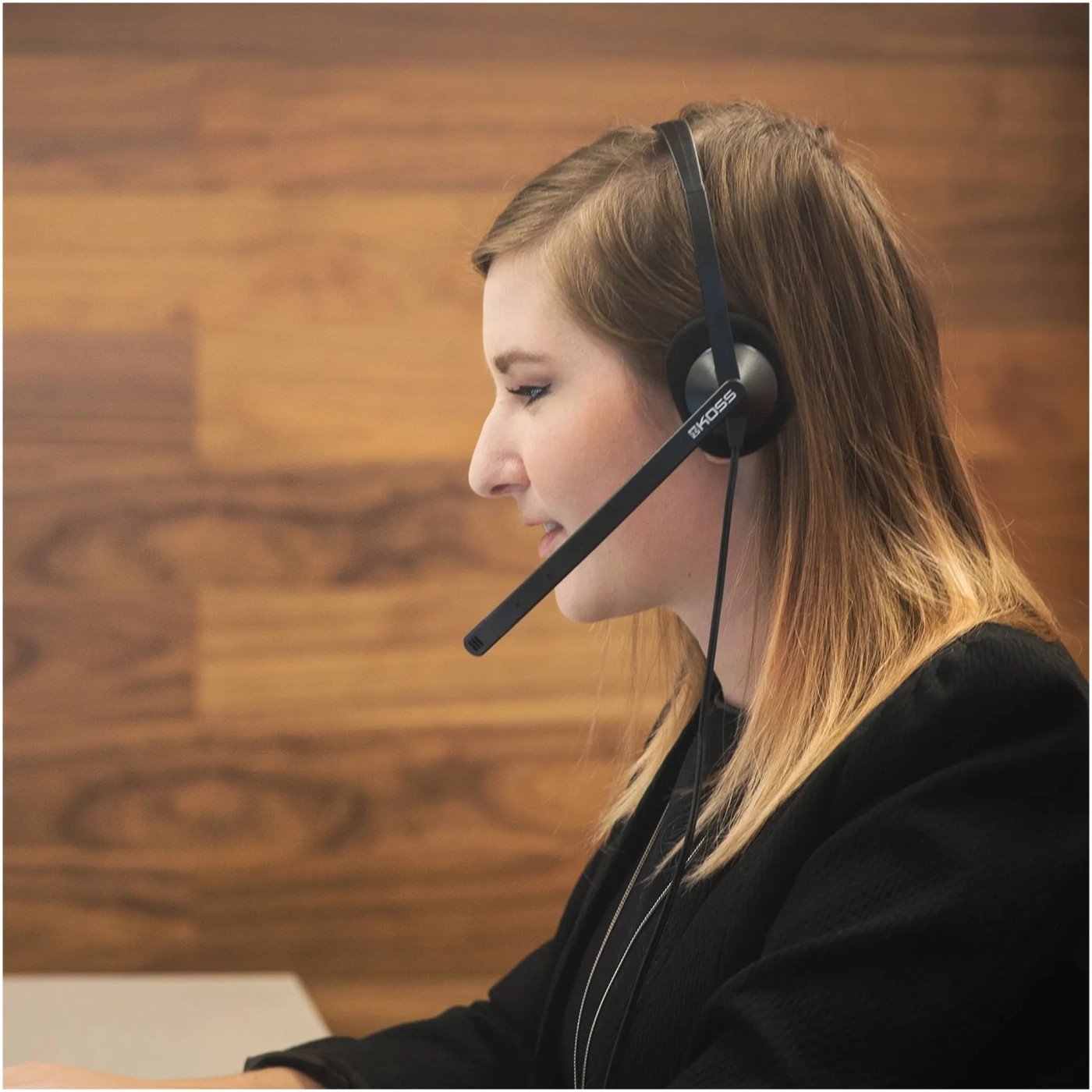 Купити Гарнітура Koss On-Ear CS200 USB Uni Mic (194390.101) Black - фото 6