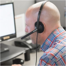 Купити Гарнітура Koss On-Ear CS200 USB Uni Mic (194390.101) Black - фото 7