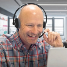 Купити Гарнітура Koss On-Ear CS300 USB Uni Mic (194283.101) Black - фото 4