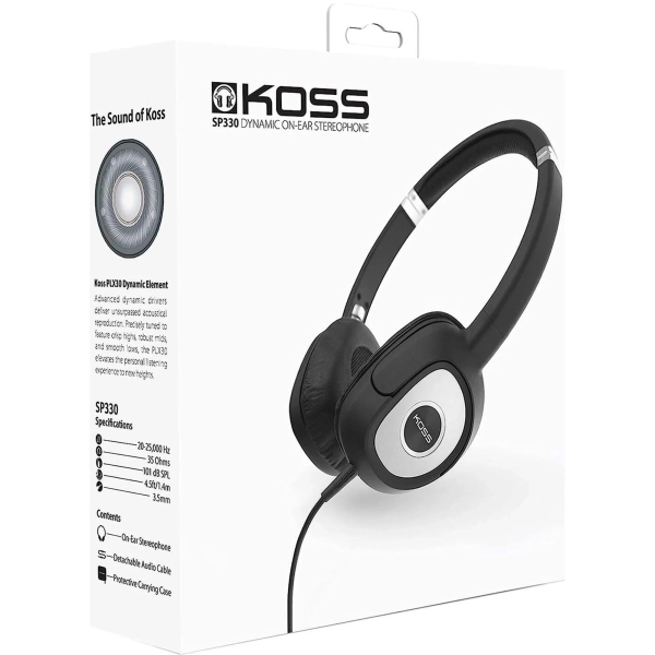 Купити Навушники Koss On-Ear SP330 (186230.101) Black - фото 2