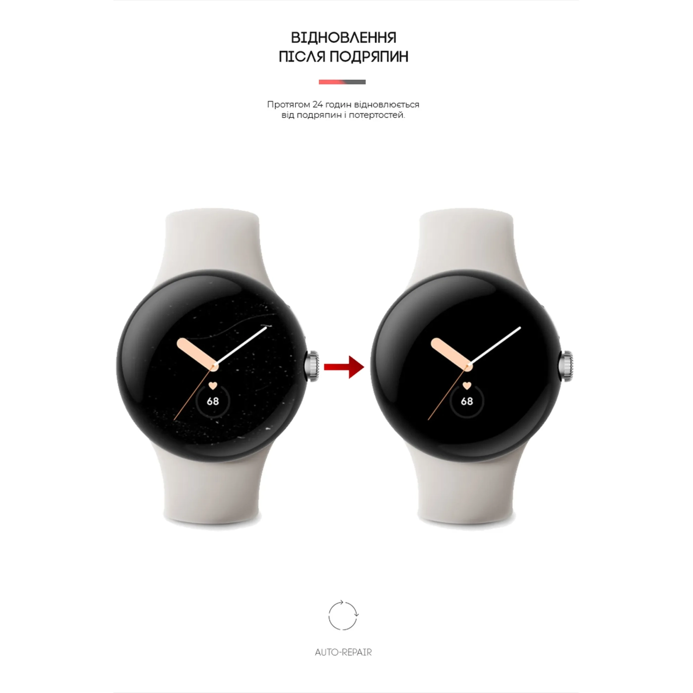 Купити Гідрогелева плівка ArmorStandart для Google Pixel Watch 41mm 6 шт. (ARM65227) - фото 3