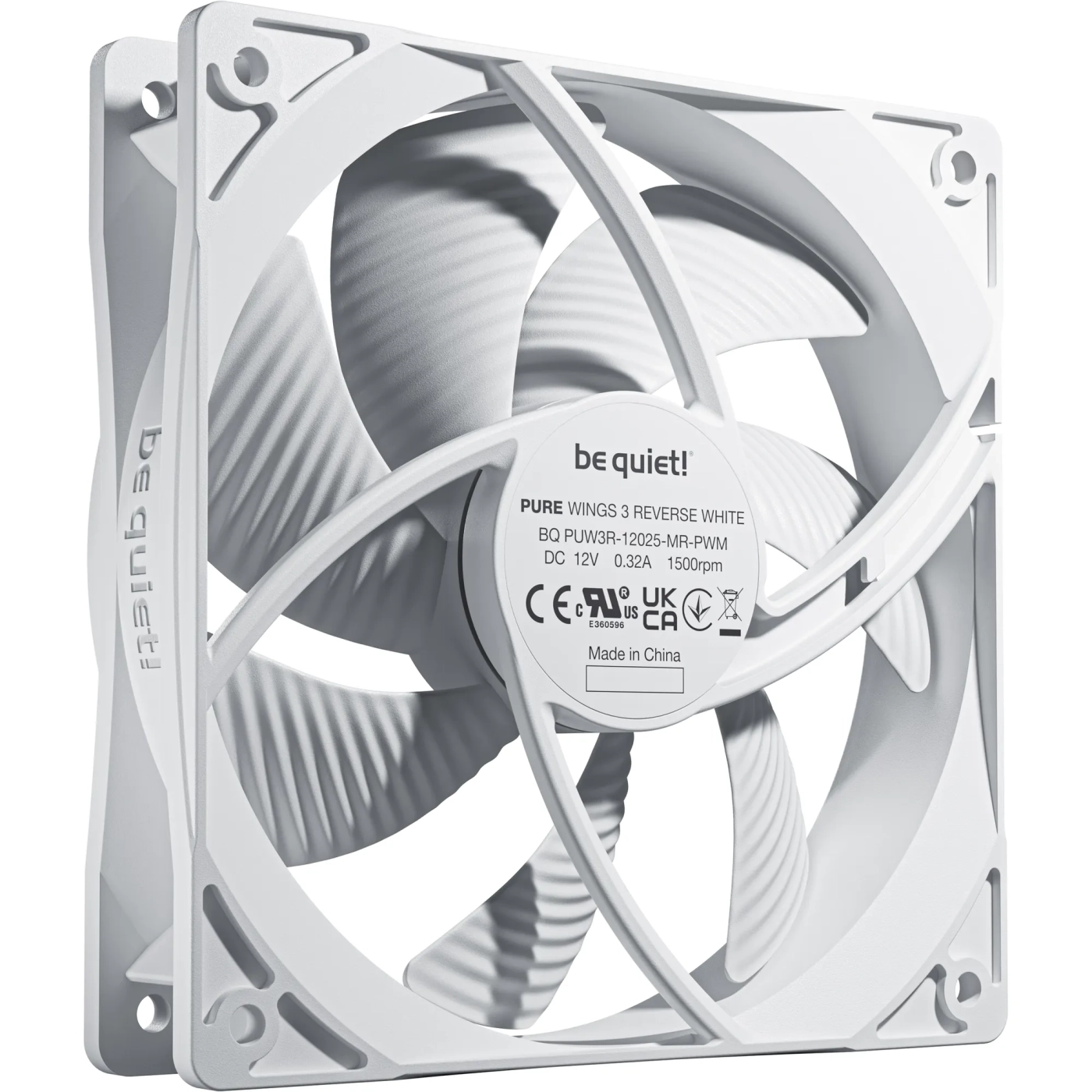 Купить Вентилятор be quiet! PURE WINGS 3 120mm PWM Reverse White 3-Pack (BL136) - фото 2