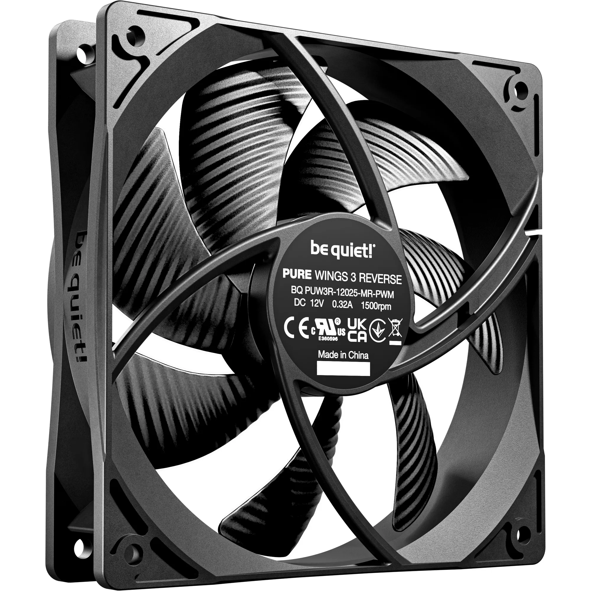 Купить Вентилятор be quiet! PURE WINGS 3 120mm PWM Reverse 3-Pack (BL137) - фото 2