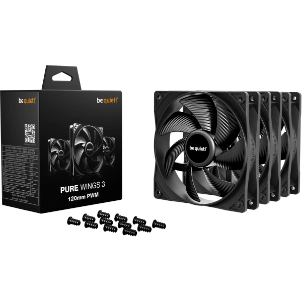 Купить Вентилятор be quiet! PURE WINGS 3 120mm PWM 3-Pack (BL141) - фото 3