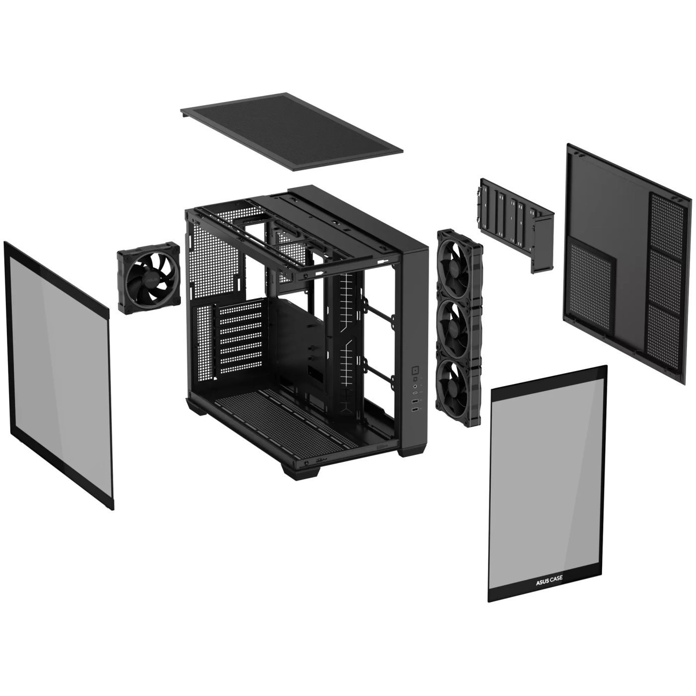 Купить Корпус ASUS A32 PLUS TG ARGB Black (90DC00S0-B19000) - фото 15