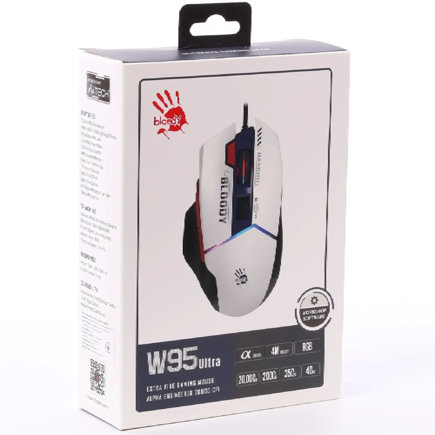 Купити Мишка A4Tech Bloody W95 Ultra (Sports Navy) - фото 8