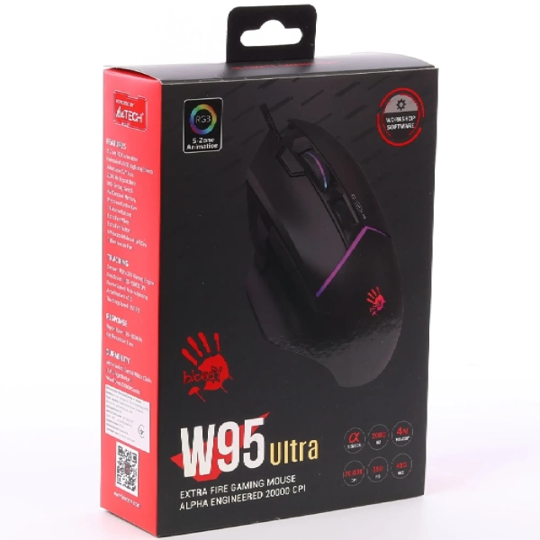 Купити Мишка A4Tech Bloody W95 Ultra (Stone Black) - фото 7