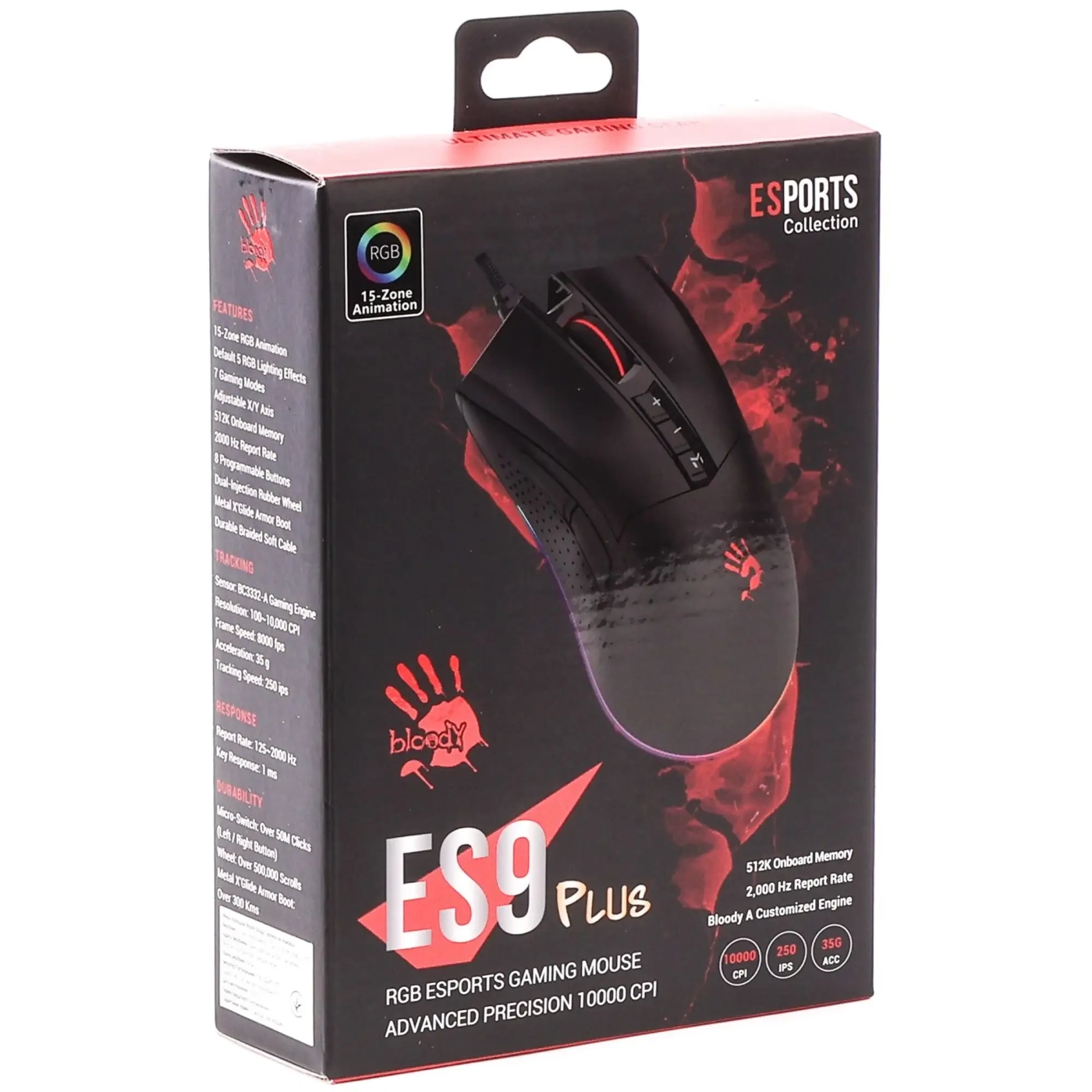 Купить Мышь A4Tech ES9 Plus (Stone black) - фото 6