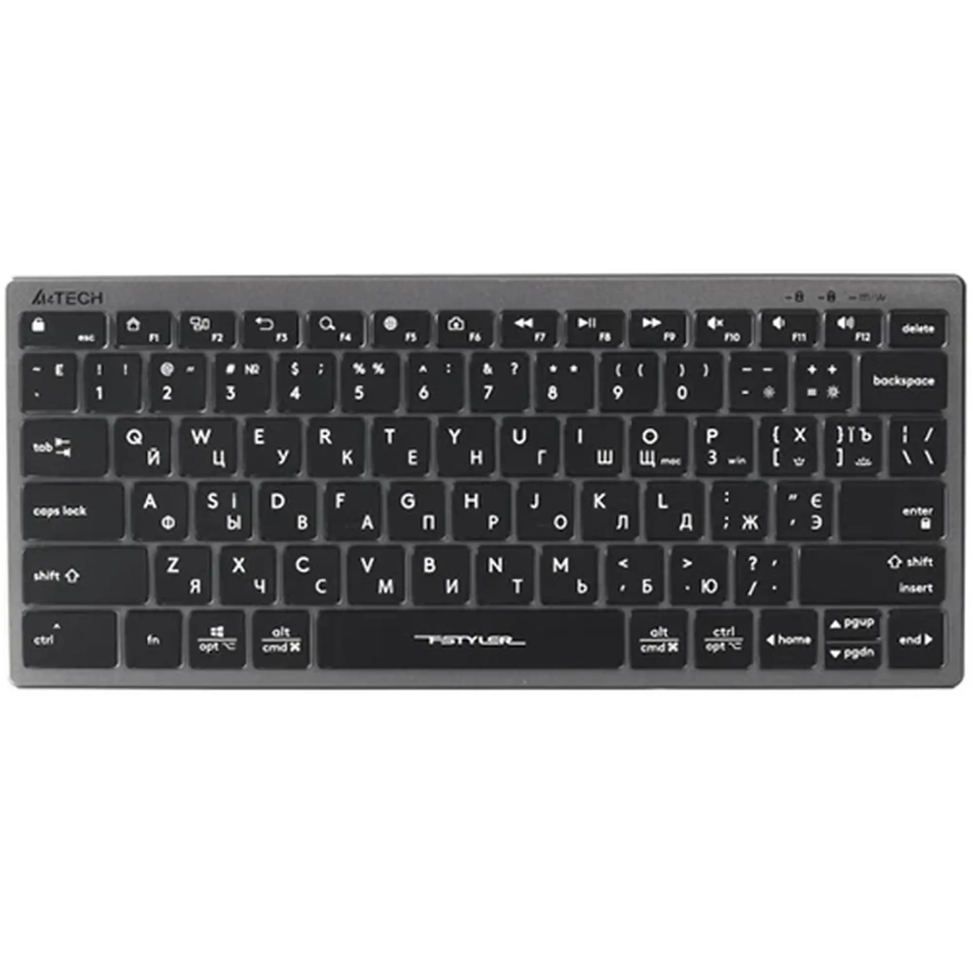 Купити Клавіатура A4Tech FX61 USB (Grey) - фото 1