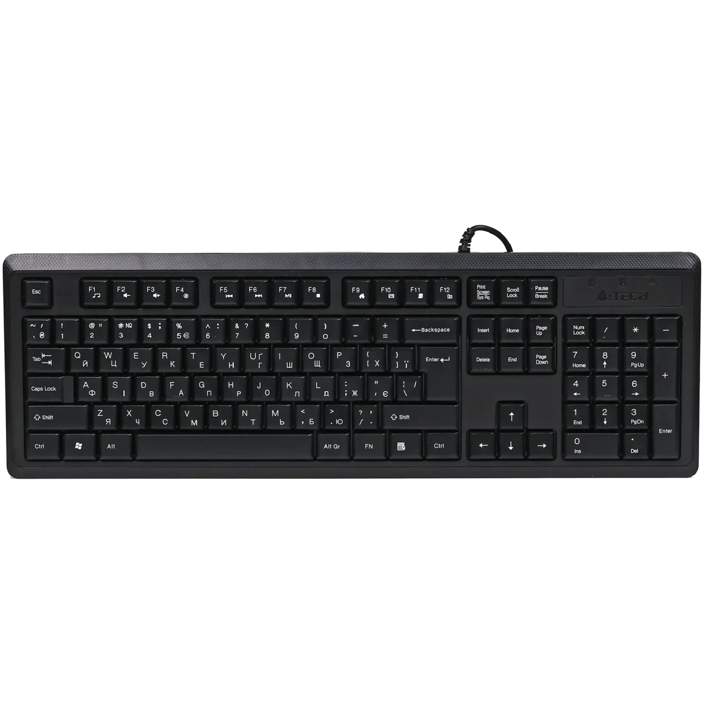 Купити Клавіатура A4Tech KR-92 Black - фото 1