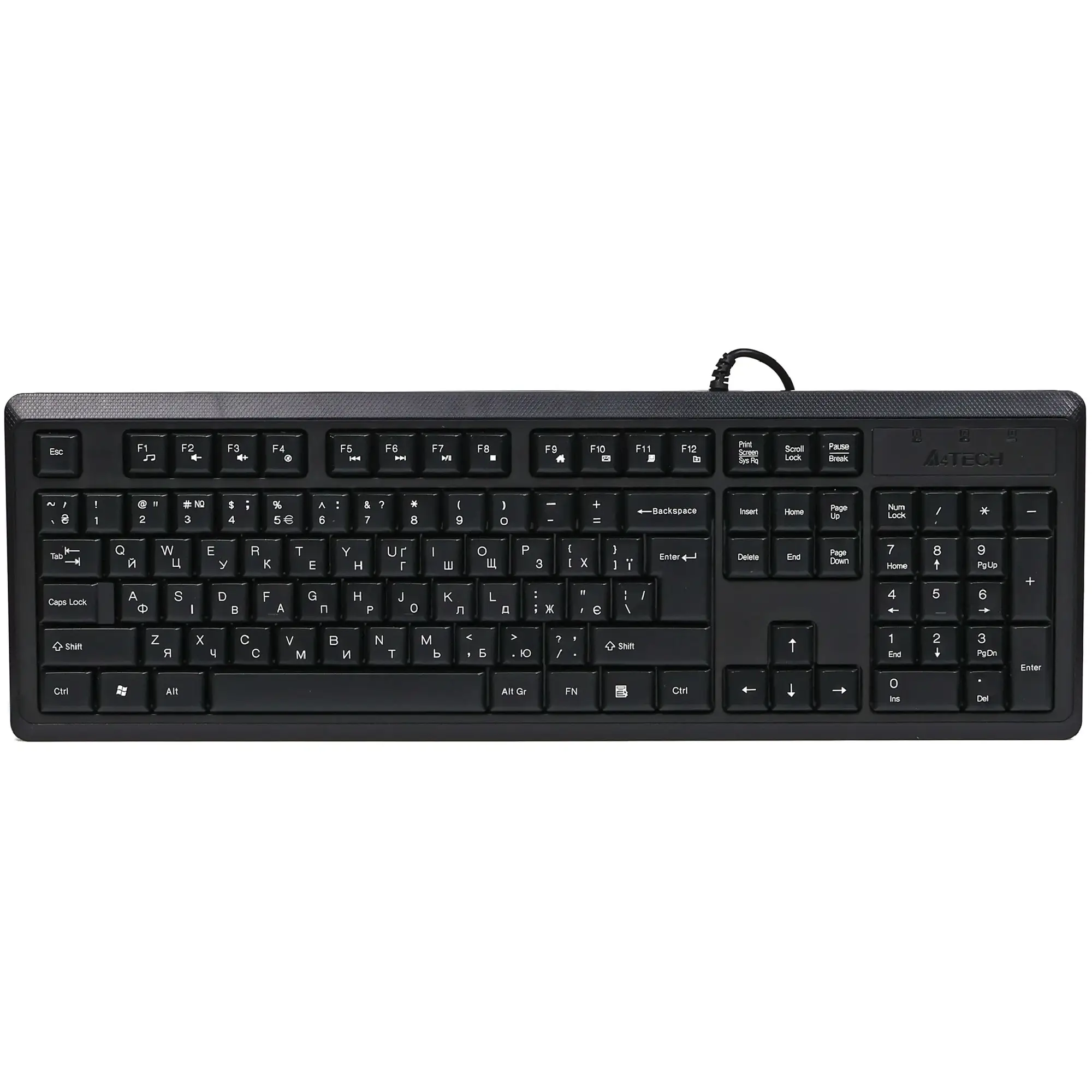 Купити Клавіатура A4Tech KR-92 Black - фото 1